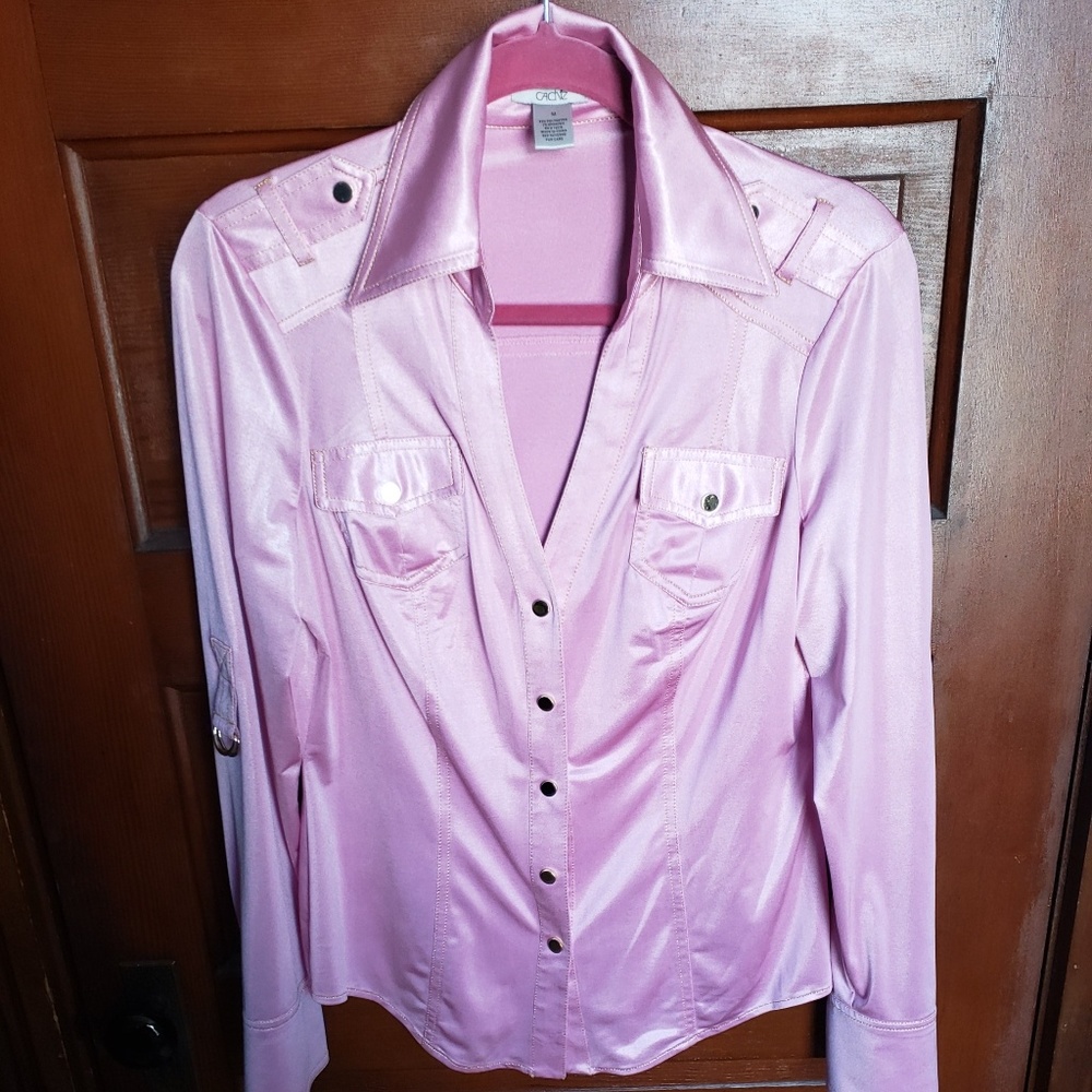 Cashe button down collared shirt